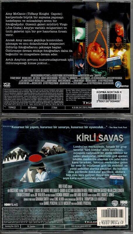 Kirli Savaş Kopma Noktası - 2 Adet VCD Film VCD318 - 2