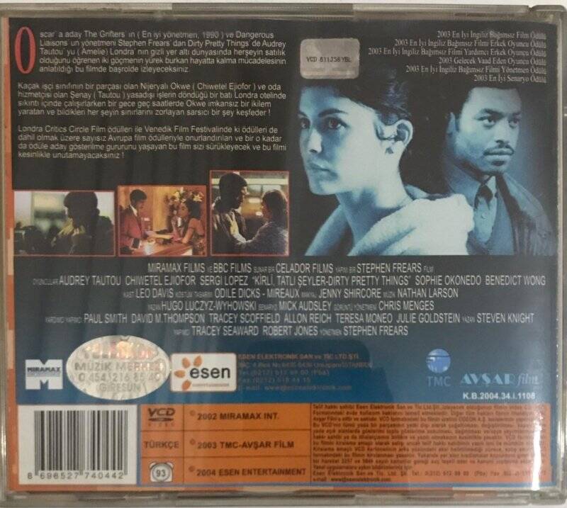 Kirli, Tatlı Şeyler VCD Film VCD4941 - 2
