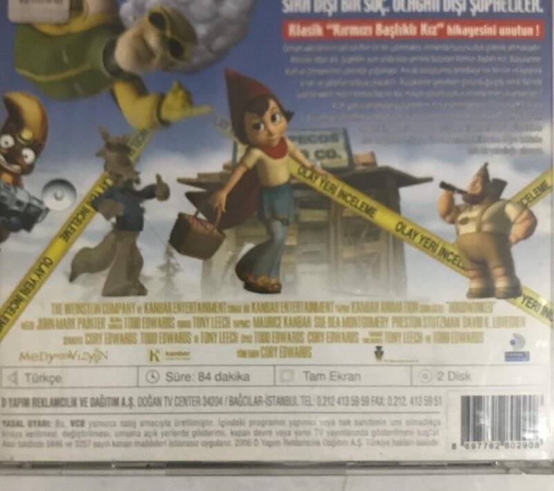 Kırmızı Başlıklı Kız VCD Film VCD7206 - 2