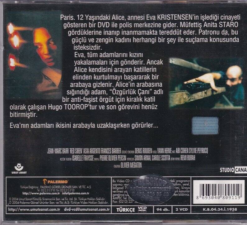 Kırmızı Siren VCD Film VCD9601 - 2