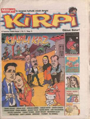 Kirpi Haftalık Mizah Dergisi Sayı5 6 Temmuz 2003 NDR76799 - 1