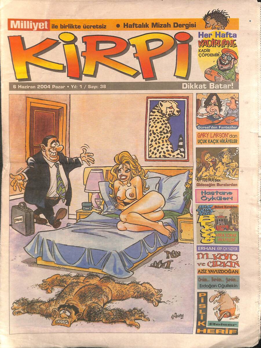 Kirpi Mizah Dergisi 6 Haziran 2004 Sayı: 38 NDR98819 - 1
