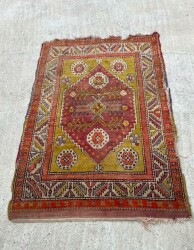 Kırşehir Eski El Dokuma Antika Halı AOB3798 (N) - 3
