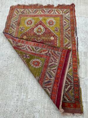 Kırşehir Eski El Dokuma Antika Halı AOB3798 (N) - 4