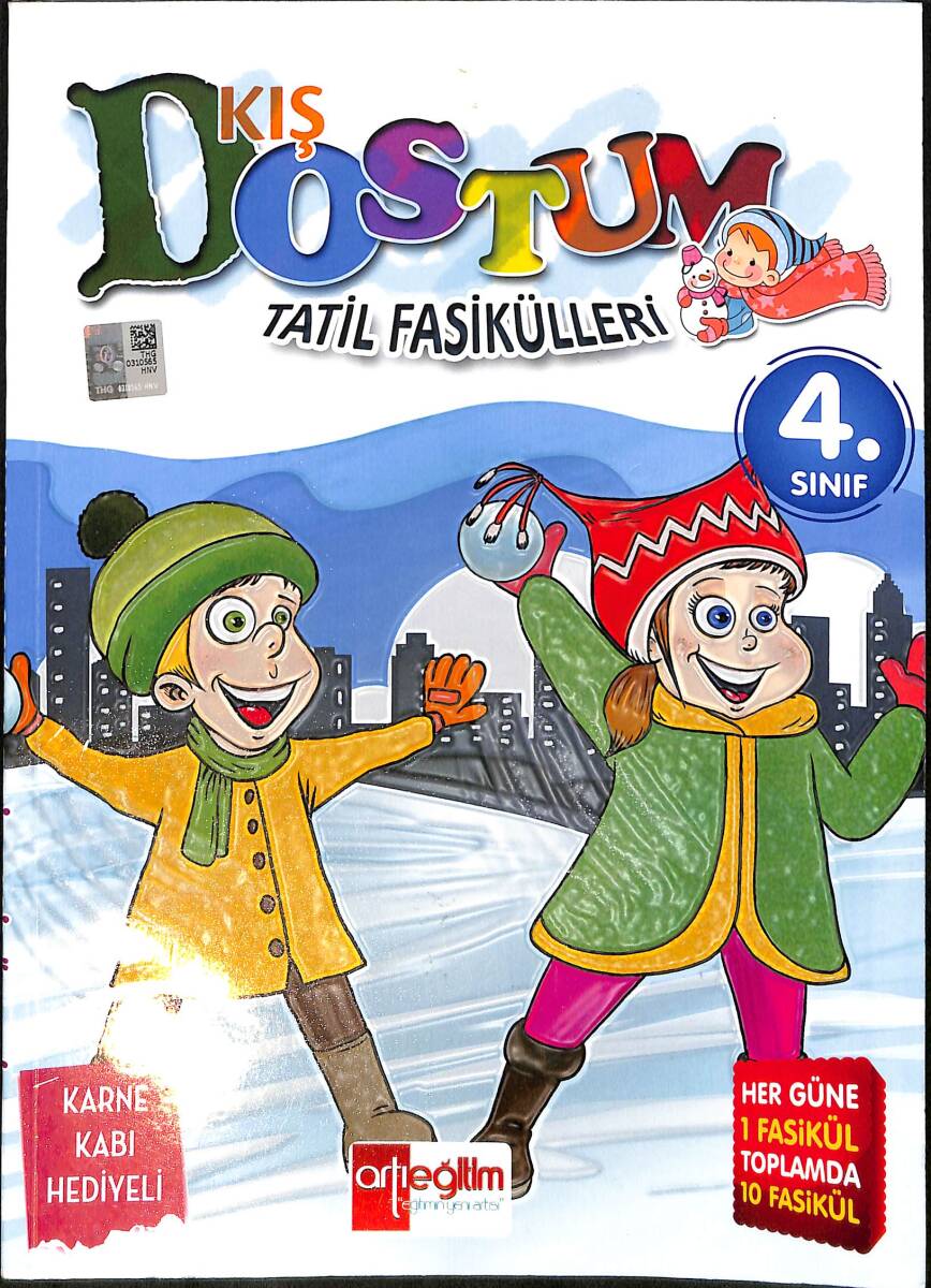 Kış Dostum Tatil Fasikülleri 4.Sınıf NDR101905 - 1