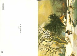 Kış Manzaralı Jacobi Açılır Kapak Kartpostal KRT19551 - 2