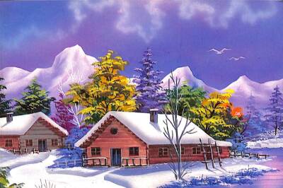 Kış Temalı Kartpostal KRT11711 - 1
