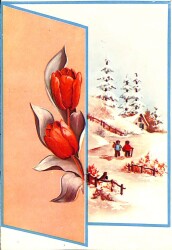 Kış Temalı Kartpostal KRT11844 - Gökçekoleksiyon