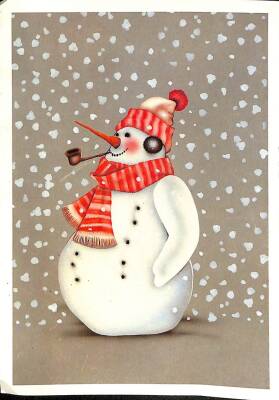 Kış Temalı Kartpostal KRT12154 - 1