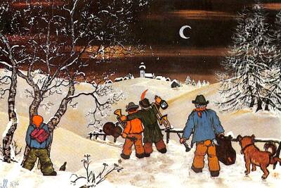 Kış Temalı Kartpostal KRT12759 - 1