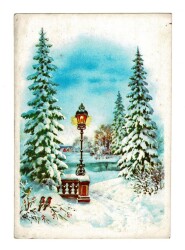 Kış Temalı Kartpostal KRT13911 - Gökçekoleksiyon