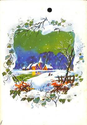 Kış Temalı Kartpostal KRT13923 - 1