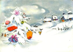 Kış Temalı Kartpostal KRT13959 - Gökçekoleksiyon