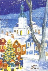 Kış Temalı Kartpostal KRT13965 - Gökçekoleksiyon