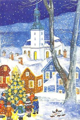 Kış Temalı Kartpostal KRT13965 - 1