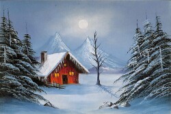 Kış Temalı Kartpostal KRT14203 - Gökçekoleksiyon