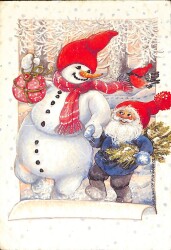 Kış Temalı Kartpostal KRT14937 - Gökçekoleksiyon