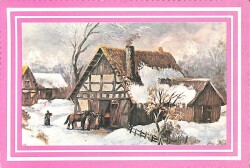 Kış Temalı Kartpostal KRT15854 - Gökçekoleksiyon