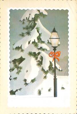 Kış Temalı Kartpostal KRT15880 - 1