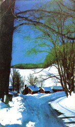 Kış Temalı Kartpostal KRT17011 - Gökçekoleksiyon