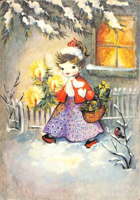 Kış Temalı Kartpostal KRT17288 - 1