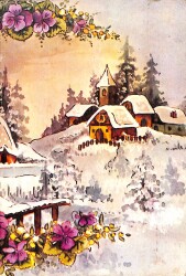 Kış Temalı Kartpostal KRT19152 - Gökçekoleksiyon