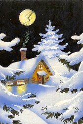 Kış Temalı Kartpostal KRT19243 - Gökçekoleksiyon