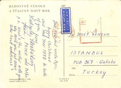 Kış Temalı Kartpostal KRT19538 - 2