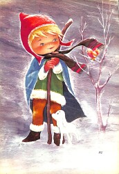 Kış Temalı Kartpostal KRT21072 - Gökçekoleksiyon