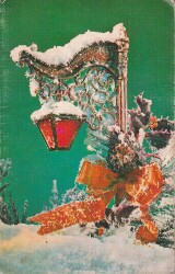 Kış Temalı Yılbaşı Kartpostal KRT13412 - Gökçekoleksiyon