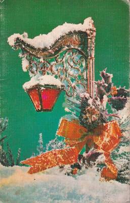 Kış Temalı Yılbaşı Kartpostal KRT13412 - 1