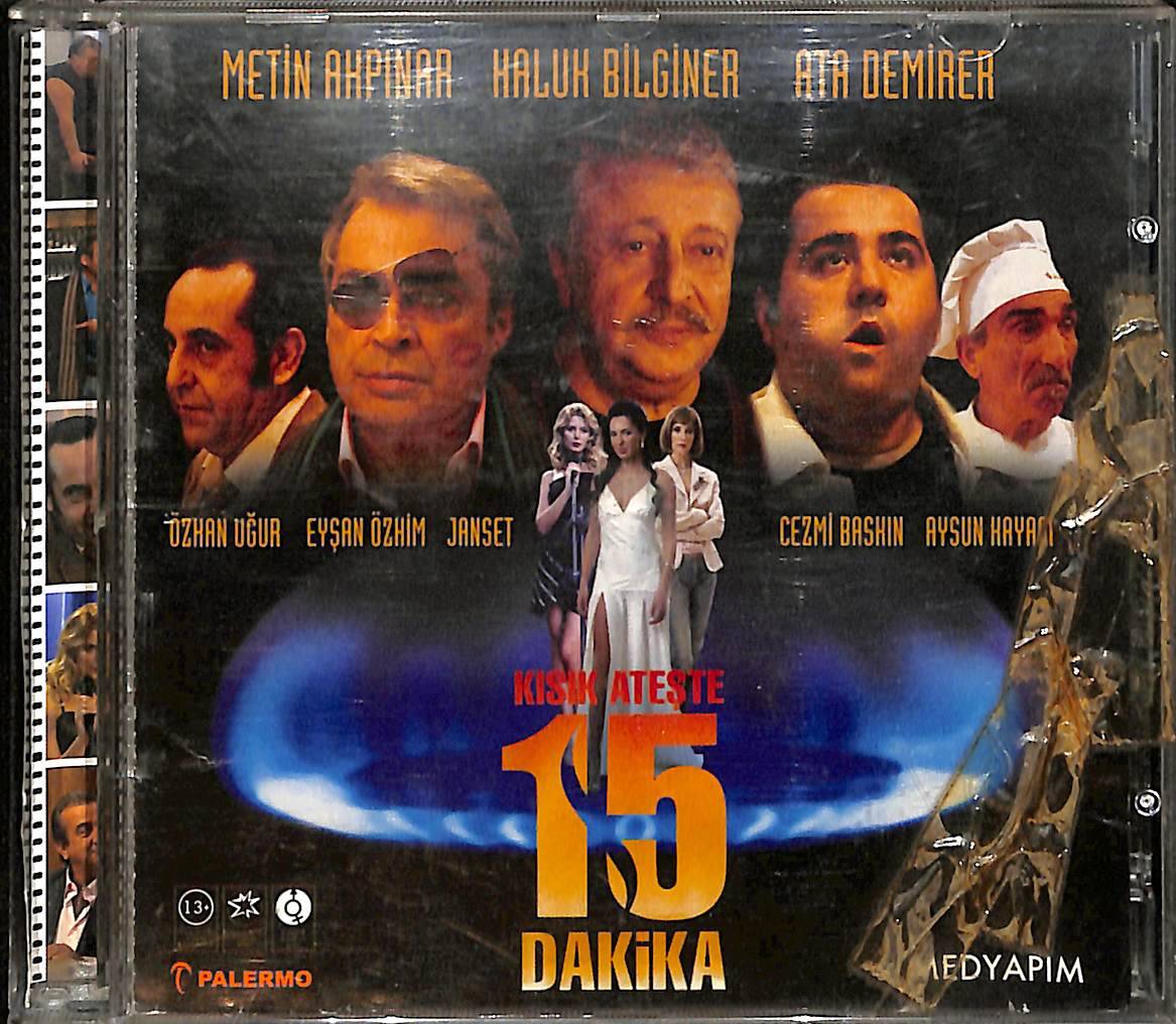 Kısık Ateşte 15 Dakika (2006) Orijinal VCD Film ' Metin Akpınar,Haluk Bilginer,Ata Demirer,Özhan Uğur,Eyşan Özhim,Janset,Cezmi Baskın,Aysun Kayacı ' VCD28732 - 1