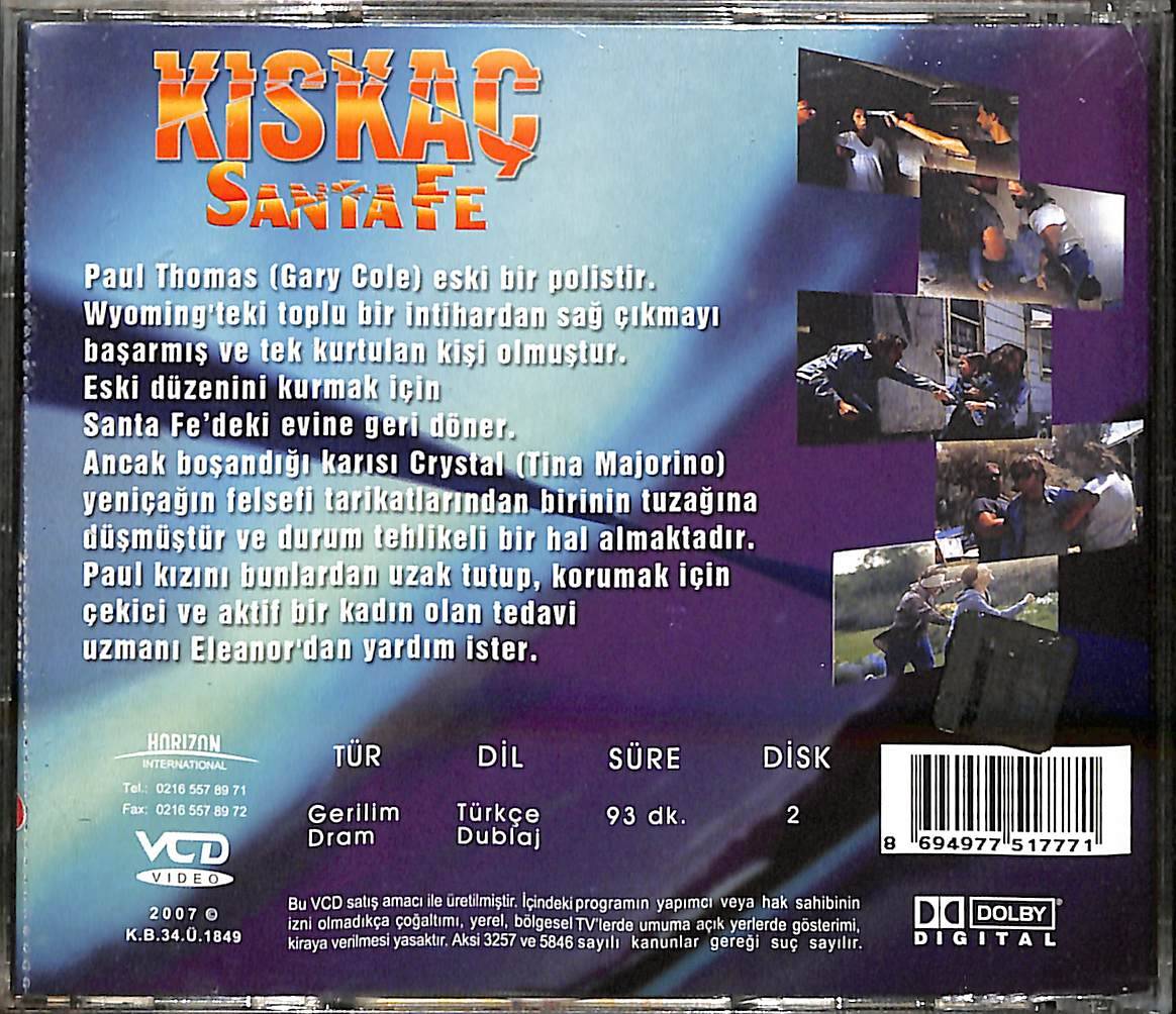 Kıskaç – Santa Fe (1997) Orijinal VCD Film ' Gary Cole, Lolita Davidovich ' VCD28305 - 2