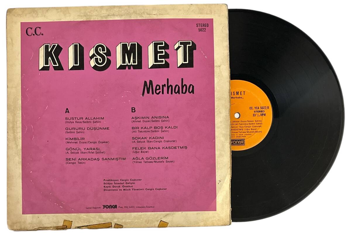 Kısmet - Merhaba LP Plak (10/8) PLK25508 - 2