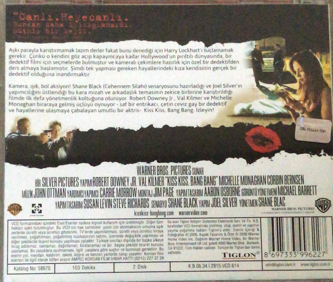 Kiss Kiss Bang Bang VCD Film VCD8203 - 2