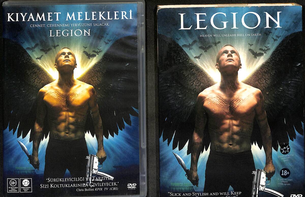 Kıyamet Melekleri – Legion – Paul Bettany, Dennis Quaid, Lucas Black, Tyrese Gibson Orijinal DVD (İkinci El) ** Kutusunda ** DVD2927 - 1