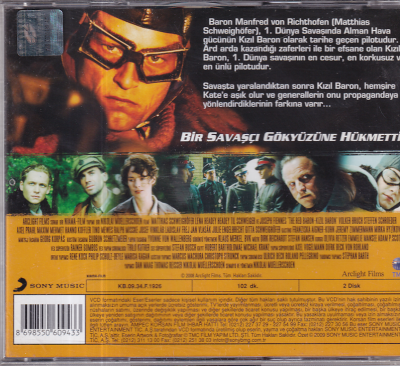Kızıl Baron The Red Baron VCD Film VCD10755 - 2