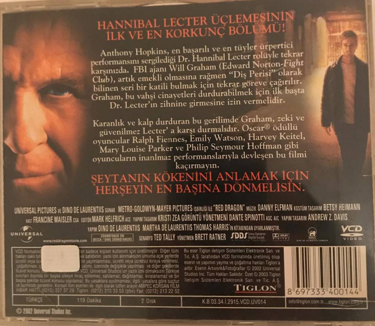 Kızıl Ejder VCD Film VCD4591 - 2