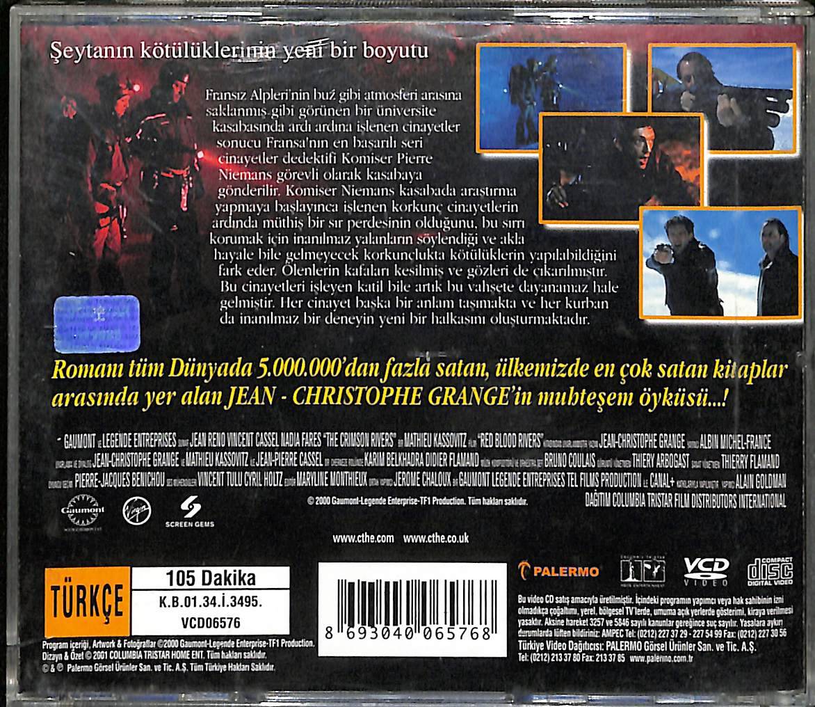 Kızıl Nehirler – The Crımson Rıvers Orijinal VCD Film ' Vıncent Cassel,J ean Reno ' VCD28237 - 2