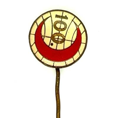 Kızılay 100.Yılı Orjinal Pirinç Mineli Yaka Rozeti RZT1573 - 1