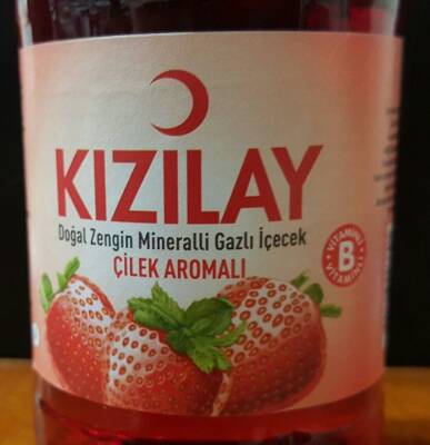 Kızılay Erzincan Çilek Aromalı Gazoz Şişesi – Orijinal Etiketli CMK187 - 2