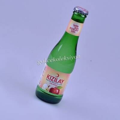 Kızılay Erzincan Elma Aromalı Gazoz Şişesi – Orijinal Etiketli CMK188 - 1