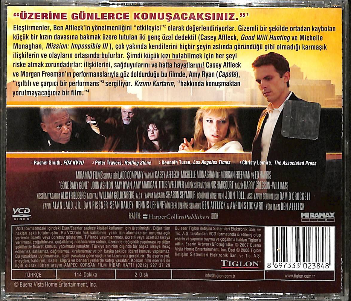 Kızımı Kurtarın – Gone Baby Gone (2007) Orijinal VCD Film VCD28949 - 2