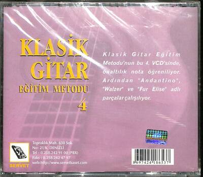 Klasik Gitar Eğitim Metodu 4 CD (1010) CD3386 - 2