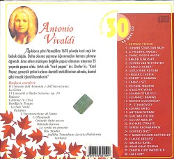 Klasik Müzik Koleksiyonu - Antonio Vivaldi CD (İkinci El) CD5446 - 2