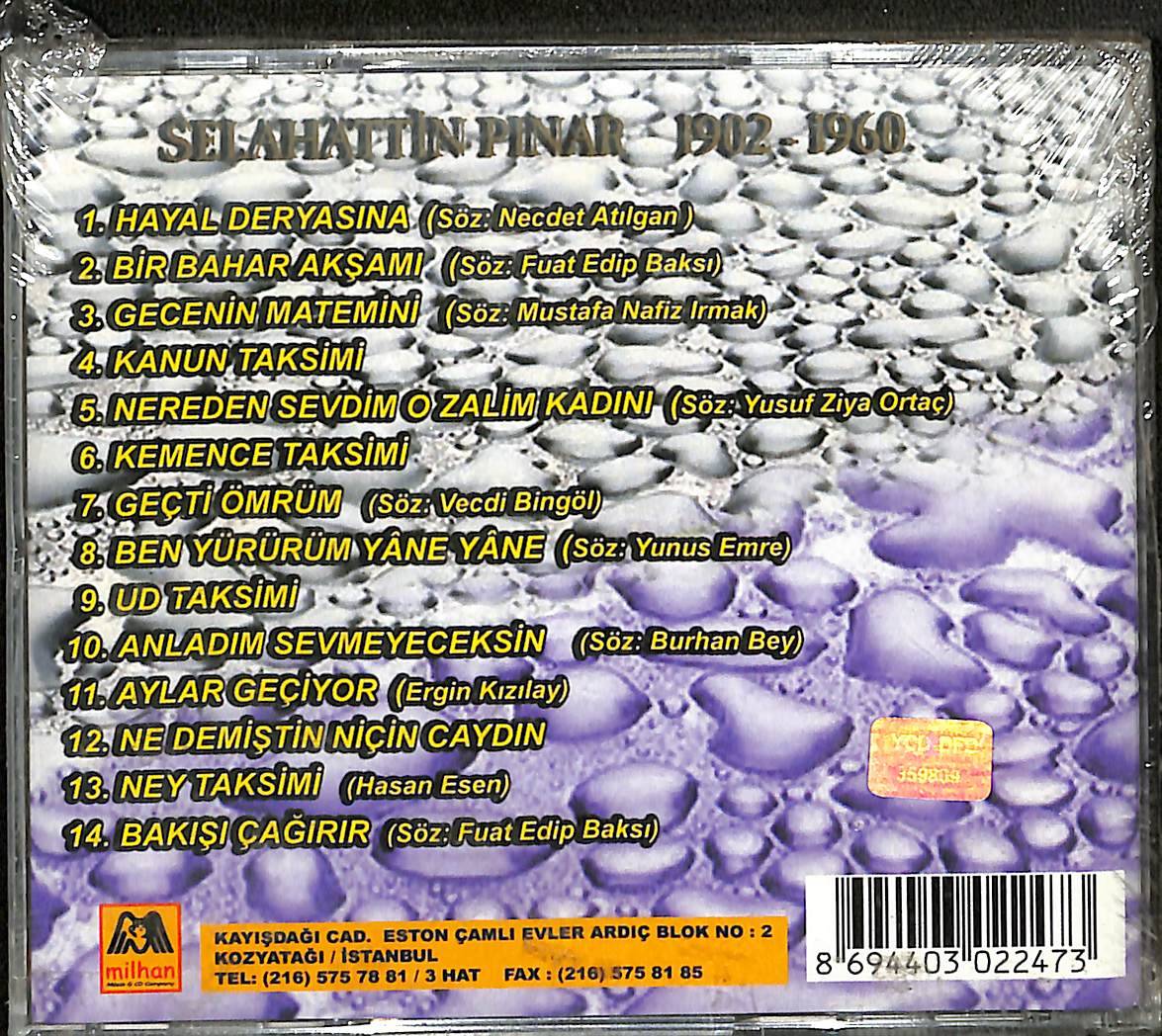 Klasik Türk Musiki'sinin Unutulmayan Bestecileri - Selahattin Pınar 1902 - 1960 CD (Sıfır) CD4335 - 2