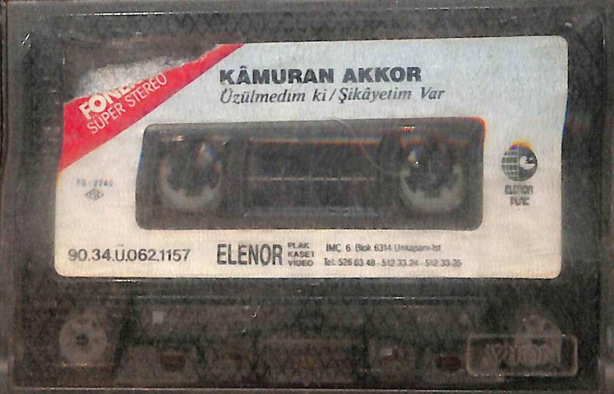Kâmuran Akkor - Üzülmedim Ki Kaset (İkinci El) KST26552 - 2