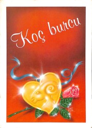 Koç Burcu Kartpostal KRT15638 - Gökçekoleksiyon