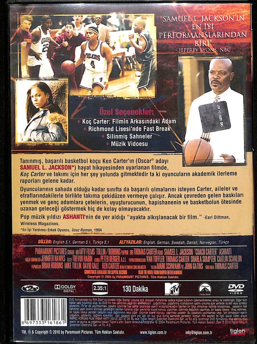 Koç Carter DVD Film (İkinci El) DVD2469 - 2