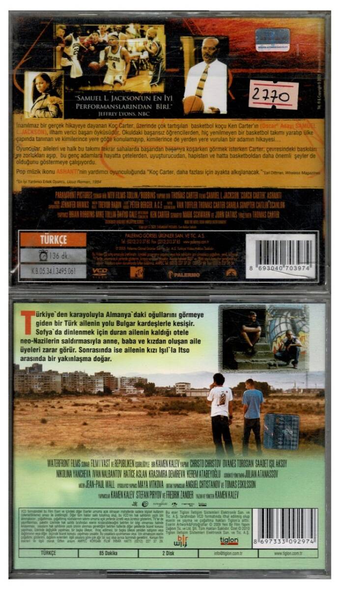 Koç Carter (Samuel L.Jackson) Şark Oyunları - 2 Adet VCD Film VCD1186 - 2